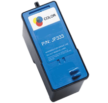 DELL JF333 Ink / Inkjet Cartridge Tri-Color also prints black