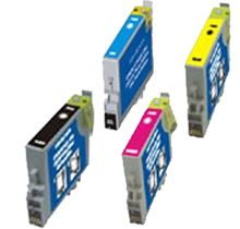 Epson C63 High Yield Ink / Inkjet Cartridge Set Black Cyan Yellow Magenta