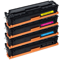 HP 305X Laser Toner Cartridge SET Black Cyan Yellow Magenta