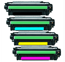 HP CP5525 Laser Toner Cartridge Set Black Cyan Yellow Magenta