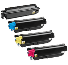Kyocera Mita TK-5282 Laser Toner Cartridge Set Black Cyan Magenta Yellow