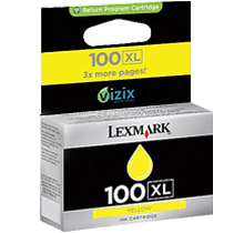 Lexmark 14N1071 100XL High Yield Ink / Inkjet Cartridge Yellow