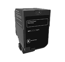 Lexmark IBM 74C10K0 Black Laser Toner Cartridge