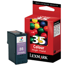 Lexmark 18C0035 High Yield Ink / Inkjet Cartridge Tri-Color