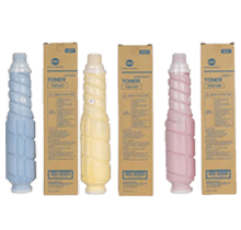 KONICA MINOLTA TN510 Laser Toner Cartridge Color Set Cyan Yellow Magenta