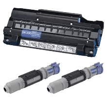 Brother TN-200 / DR-200 Combo Pack - Laser Toner Cartridge and Drum Unit - 2 Toners