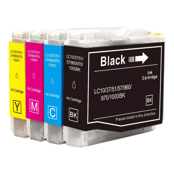 Brother LC-51 Set Ink / Inkjet Cartridge - Black Cyan Yellow Magenta