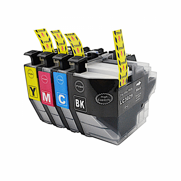 Brother LC-3029 Set Ink / Inkjet Cartridge Extra High Yield - Black Cyan Yellow Magenta